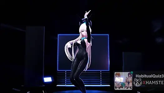 MMD R18 Asuka Toki BLACK FRIDAY EDITION трах с неверной офисной азиатской милфой-дилдо 3D, хентай, глотание спермы