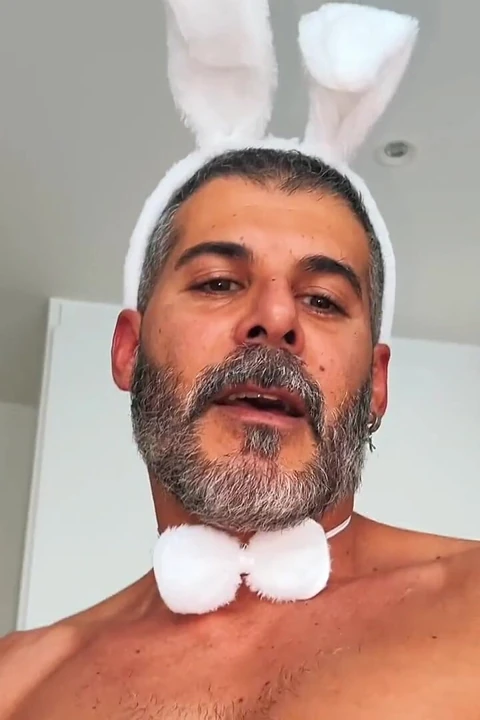 2 tavşan paskalya vakti eğleniyor