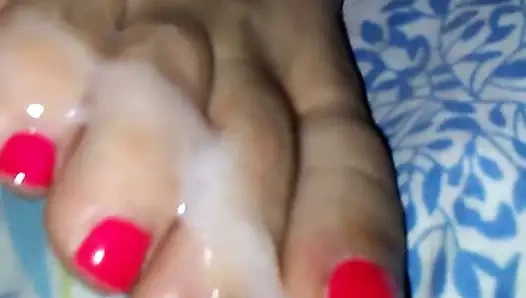 Kaba tabanlar eş olgun cumshot tabanlar