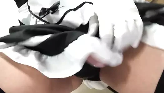 Japon crossdresser hino hizmetçi