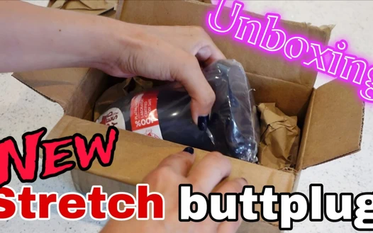 Yeni esneme anal göt tıkacı kutu açma