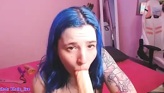 Tw Kink Saliva! Sana sakso çekiyor ama sonunda göğüslerimi salyayla kapatıyorum :3