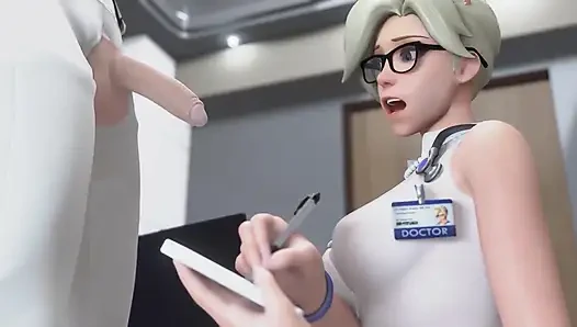 Overwatch mercy - elle muamele x oral seks