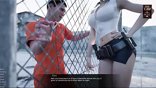 Hapishane gardiyanı 7 - Amy Sarah'a hapiste işleri nasıl yaptığını öğretti