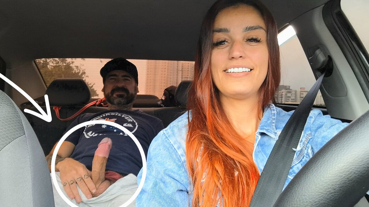 App driver catches passenger masturbating from behind!