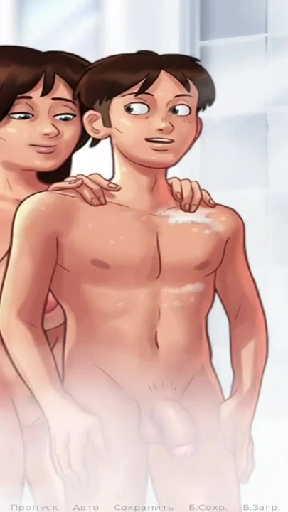 "Summertimesaga'dan epik an - büyük yarak mastürbasyon yapıyor ve duş sahnesi e2 #"