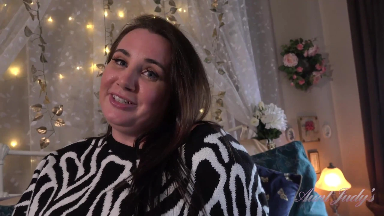 Auntjudys – Your Busty Stepmom Mrs. Fluffy Sucks Your Cock and Lets You Fuck Her (pov)