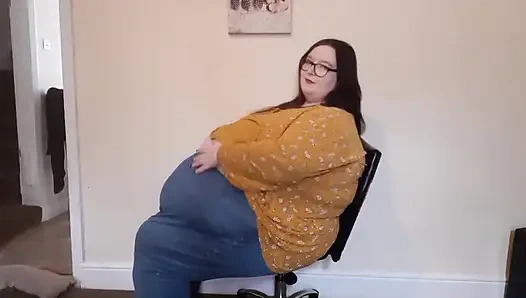 Ssbbw tanrıça ofis koltuğuna karşı - şişman sohbet