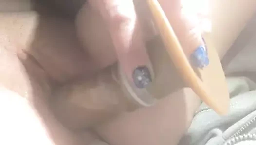 Milf Mastürbasyon üzerinde güverte