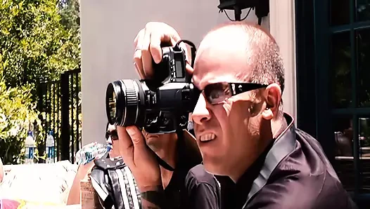 Trina Michaels, Candy Manson ve Puma İsveçlinin dışarıda lezbiyen üçlüsü var