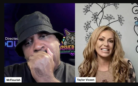 Ortak sunucu Taylor Vixxen ile canlı 50 dakikalık Superbowl Pazar Mrflourish Podcast Yayını