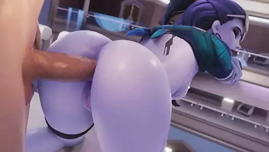 Widowmaker anal doggystyle (sesli animasyon)