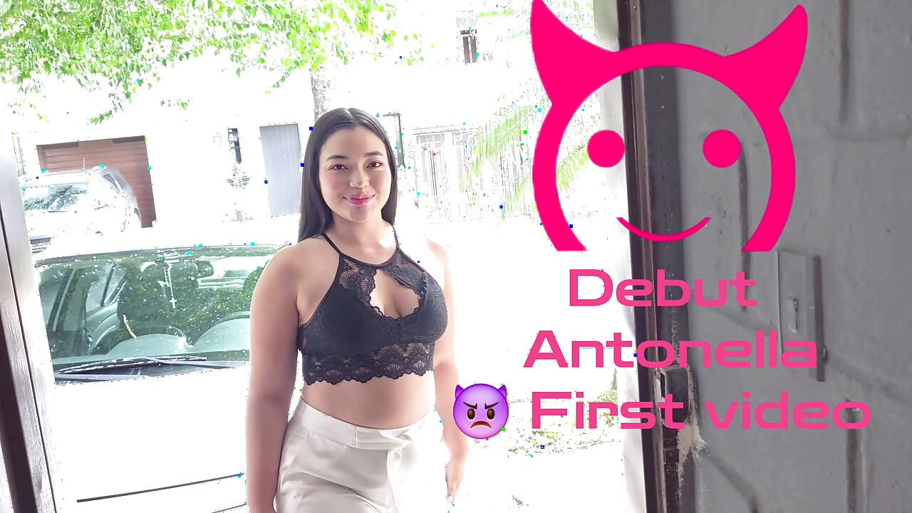 Antonella, amatör model, ilk kez oyuncu seçmelerinde, güzel Kolombiyalı paisa seks yapıyor