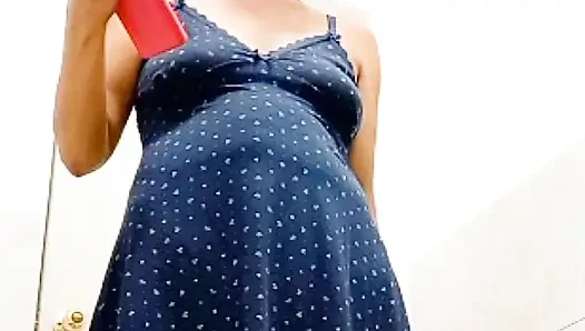 KıLLı AMCıKLı SEKSI EV HANıMı IŞERKEN VIDEOYA YAKALANDı