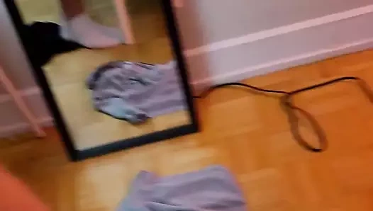 dövülerek gelen behing içinde siyah rht naylon çorap 1