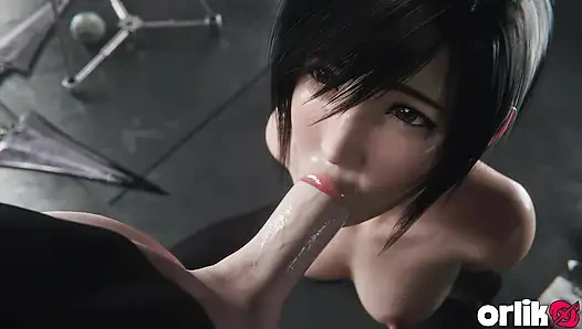 Yuffie final fantezisi 7 tamamen çıplak oral seks hizmeti - ıslak ve dağınık 4k 3D animasyon