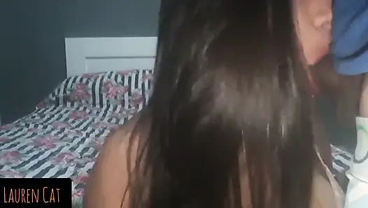 Fiz um delicioso boquete e ele gozou na minha boca / boşalma ile oral seks