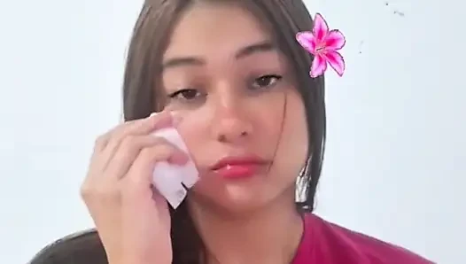 Kolombiyalı porno oyuncusu kendini gösteriyor ve dokunuyor Rico