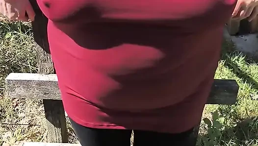 Tits banging on high stand