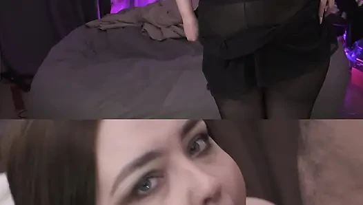 Çok güzel striptiz - çift ekran
