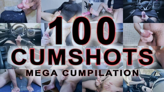 30 dakikada 100 cumshots - mega derleme