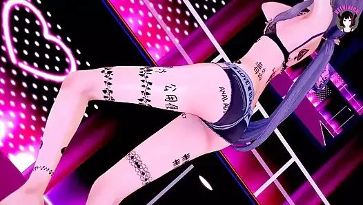 Fuhua shangxian en sürtük kız - seksi dans