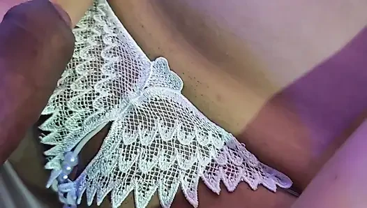I find her in the room with her lingerie and we fuck