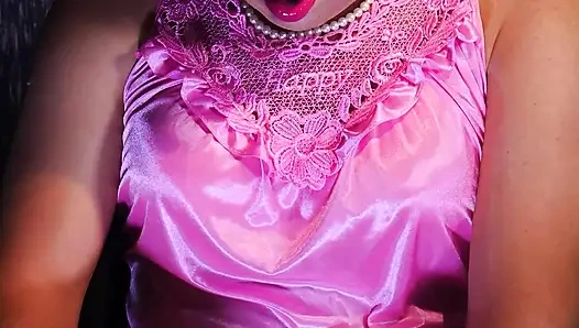 Eller serbest naylon mastürbasyon