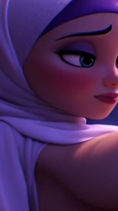 Üvey Anne ve Üvey Oğul Hamile Müslüman Başörtülü Derlemesi - AI 3d Çizgi Film Hentai Animasyonu | Klip 1