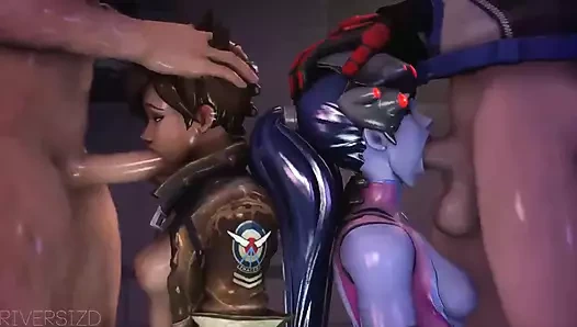 Widowmaker ve tracer her ikisi de alma yüz becerdin sert