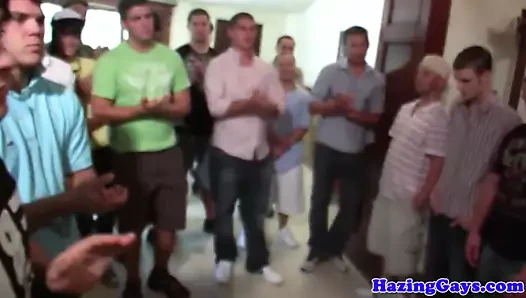 College amateurs teabagged during hazing