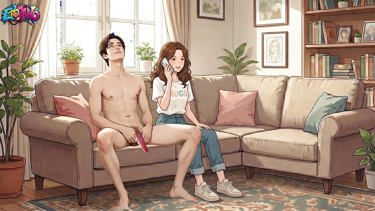 Kız Arkadaşımın Kız Kardeşiyle (19) Hentai Anime Izlerken Onunla Yattım