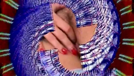 Retro solo fisting ile standart yapay penis