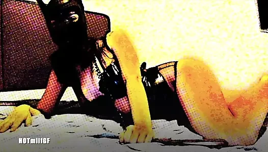 Köpek maskeli alt dildo seansı bölüm 1