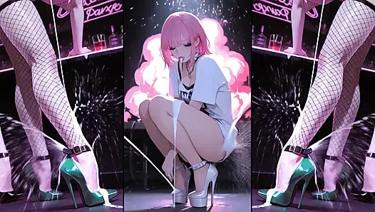 Ultra yüksek topuklu ayakkabılar dölle dolu