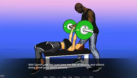 Bir çiftin aşk ve şehvet düeti: spor salonunda sürtük hint desi ev kadını - ep8