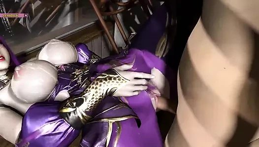 Zi Yan 3d baştan çıkarma: kıvrımlar tanrıçası - 3d animasyon