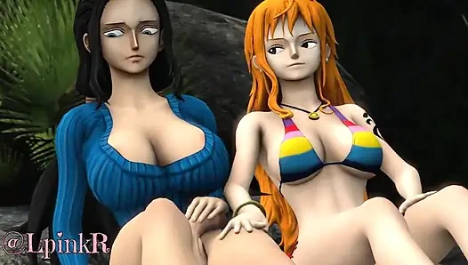 Tek parça futa robin x nami