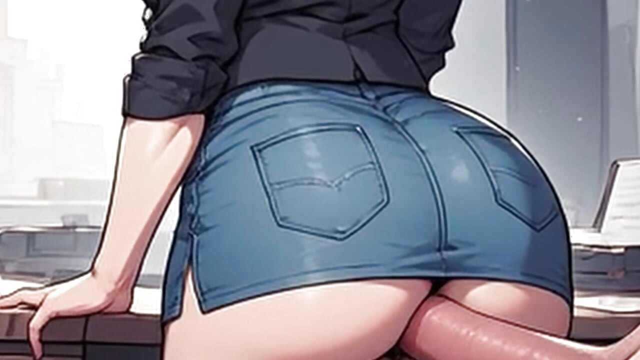 Waifu amatör genç bakış açısı - ofis mayosu azdırıyor ve yakın çekim patron sakso çekiyor