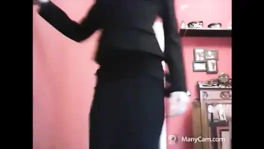 Delik açık sürtük sekreter