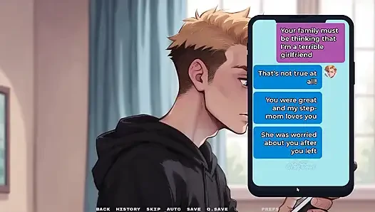 Yeni kız arkadaşım tabu hentai oyunu ep.49 üvey kız kardeşim kız arkadaşımın götünü üvey babasının önünde yakaladı!
