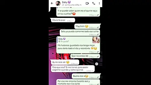 Kız arkadaşımla ateşli whatsapp sohbeti mutlu sonla bitiyor - nati sweet - natasha caseros