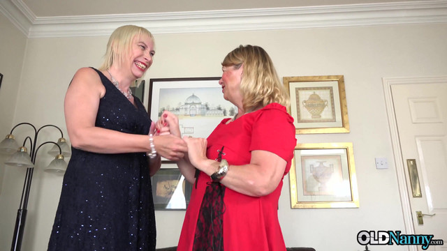 Two Blonde British Matures Fingering Deep Down Their Holes