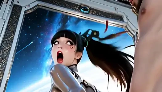 Evli bir hayran - tam bir sürtük - özel jetimle benimle vahşi seks yapmaya geldi. Waifu Hentai Animasyon.
