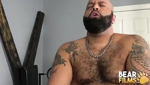 Bearfilms Obese Hairy Brooklyn Bear and Dean Gauge Raw Breed After Blowjob