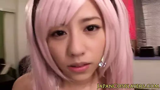 Japon cosplay bebek pov pussyfucked