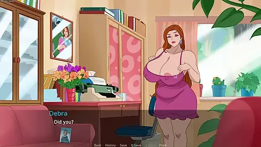 Büyük götlü ve memeli üvey anne amını damlatıyor