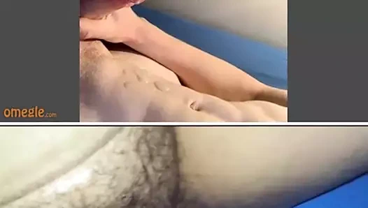 başka bir adam cumming üzerinde kedi :)