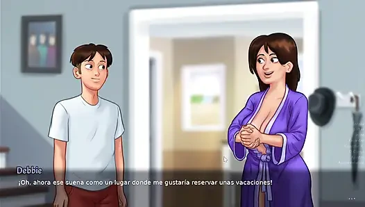 Üvey annenin onunla puan kazanmasına yardım ediyor - yaz mevsimi efsanesi