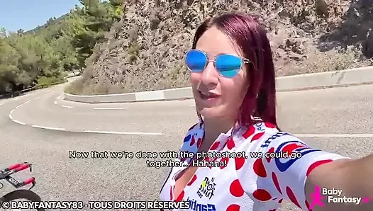 Bir fotoğraf çekiminden sonra bisikletiyle beni sevişen hayran fantezisi